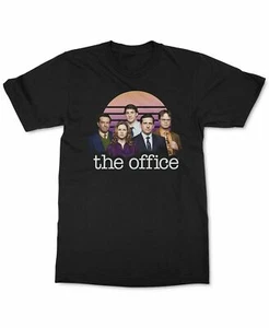 New The Office Men's Small Black Retro Sun Graphic T-Shirt - Picture 1 of 1