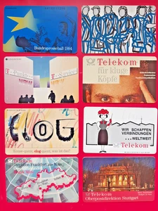 8 Telefonkarten  Deutschland nur A-Karten gem. Motive Sammlung kl. Auflage U70 - Bild 1 von 2