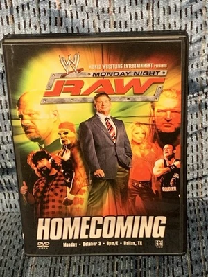 WWE Monday Night RAW Homecoming DVD EXTREMELY RARE Shawn Michaels Kurt Angle HTF - Image 1 of 4