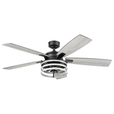 Honeywell Carnegie Ceiling Fan, Quiet Motor and Remote Control, 52", Matte Black - Image 1 of 4