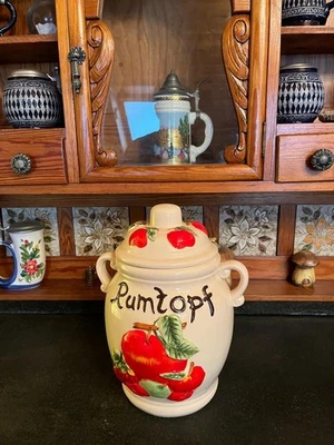 Traditioneller Rumtopf aus Keramik !!! - Bild 1 von 3