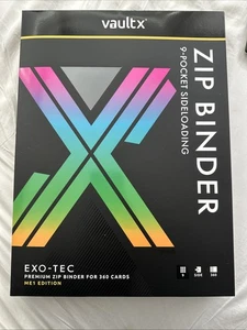 Raccoglitore Zip Vault X 9 Pocket Exo-Tec ME1 1a Edizione Mega Evoluzioni Sigillato Nuovo con scatola - Foto 1 di 3
