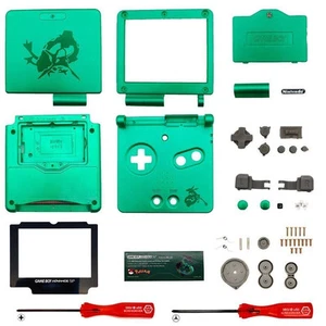 Replacement Housing for Nintendo GBA Game Boy Advance SP Shell Green Rayquaza - Picture 1 of 4