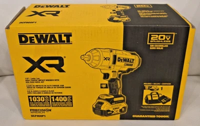 ⭐DeWalt DCF900P1 1/2 英寸高扭矩冲击扭矩 +5.0A 电池+充电器+工具袋⭐ — 第 1/4 张图片