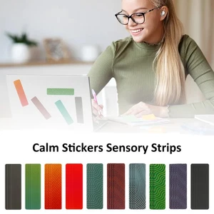 40Pcs Calm Stickers Set Portable Tactile Rough Textured Stickers Creative stEnY - Picture 1 of 12