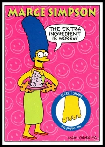 1993 SkyBox Simpsons S2 Marge Simpson Card | Flip-O-Matic Dessert Queen - Picture 1 of 2