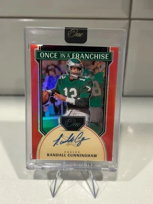 Panini One Randall Cunningham Once In A Franchise Auto 2024/60 Encased #336 Foto 1 de 2