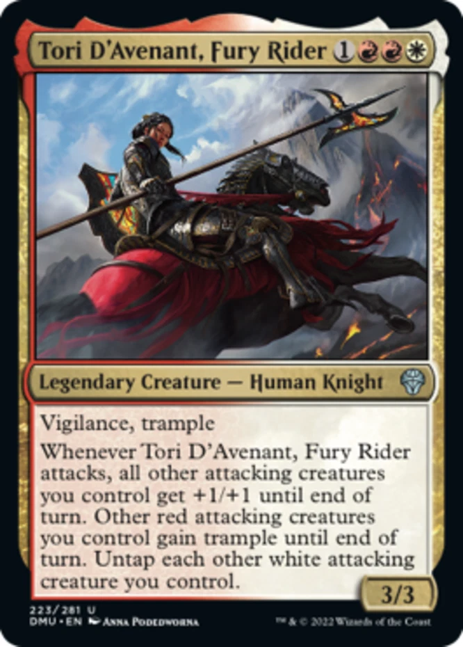 x1 Tori D'Avenant, Fury Rider - Dominaria United - NM - MTG - Image 1 of 1