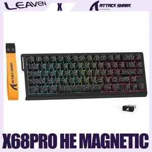 ATTACK SHARK X68PRO HE Wireless Rapid Trigger Mechanical Magnetic Keyboard - Picture 1 of 41