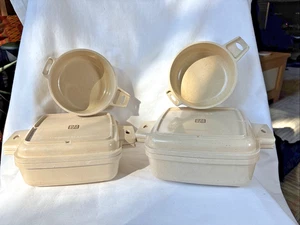 Vtg Lot of 6 LittonWare Microwave Dishes 39278 (2), 39271 &39272, 39274 & 39275 - Picture 1 of 9