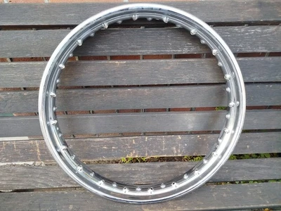 Llanta de aluminio Dunlop WM3 19" 40 radios llanta de aluminio Routa Triumph Trident T150 V Foto 1 de 4