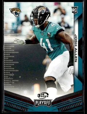 L38,020 - 2019 Playoff 3rd Down #266 Josh Allen /25 - Image 1 of 2