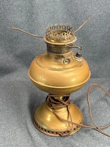 G1 Antique Electrified RAYO Oil, Kerosene Lamp ~ Tested, Working, 9'+ Cord - Picture 1 of 9