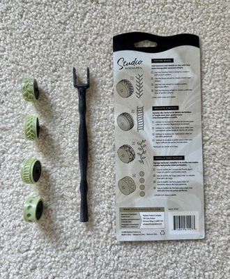 Studio by Sculpey Polymer Clay Art Supply Tools - Texture Wheel + Style & Detail - Image 1 of 4