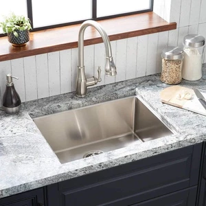 Signature Hardware 448364 Ortega 24" lavabo singolo drop in o sottomontaggio - Foto 1 di 5