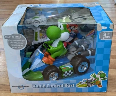 NEW Mario Kart Wii Yoshi Radio Controlled Kart Nintendo Racing Rare Vintage New  - Image 1 of 4