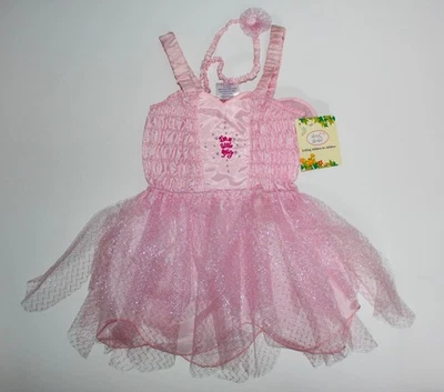 Bebé Lucy Medallón Rosa Soy Una Pequeña Hada Disfraz Vestido Elegante 12 Meses 1 Año Foto 1 de 3