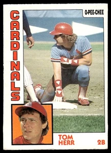 1984 O-Pee-Chee Tom Herr St. Louis Cardinals #117 - Picture 1 of 2