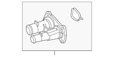 Ford Fiesta 2011-2019 genuino - Carcasa termostato BE8Z-8592-B Foto 1 de 4
