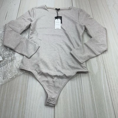 Body Express Body Contour Gris M Elástico Crew Tanga Manga Larga $55 Foto 1 de 4