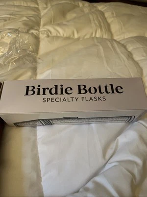 Frasco de golf - 12 oz, cuero, marrón reutilizable, frasco, tazas, embudos. Mickey Steel Foto 1 de 4