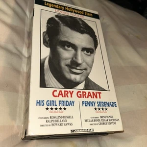Cary Grant Double Feature: His Girl Friday/ Penny Serenade (VHS 1994 0016 - Picture 1 of 4