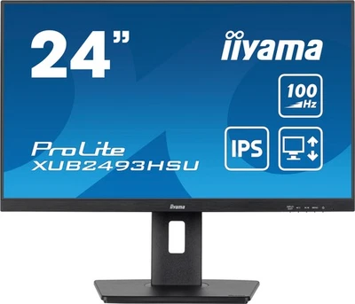 Iiyama ProLite XUB2493HSU-B7 - 60,5 cm (23,8") IPS-Panel, Höhenverstellung - Bild 1 von 4