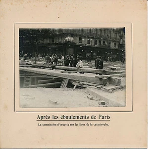 PARIS c. 1910 - Eboulements Place Saint Augustin Commission d'Enquête - 26 - Imagen 1 de 1