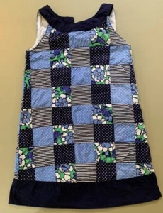 GYMBOREE Patchwork Sleeveless Dress 2016 Girls Size 8 Top Flower Patch Line - Picture 1 of 5