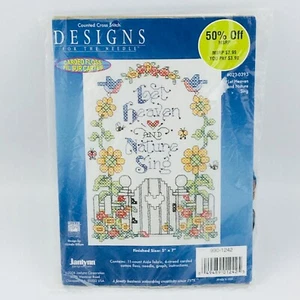 Janlynn #023-0393 Let Heaven and Nature Sign Counted Cross Stitch Kit 5x7 2006 - Picture 1 of 4