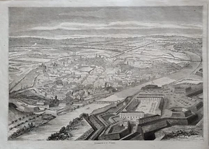 Alessandria Panorama Alessandria Piemonte Stampa Antica Xilografia 1859 - Imagen 1 de 4