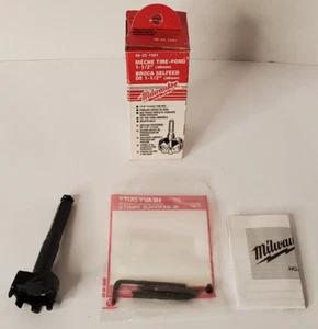 Milwaukee 48-25-1501 1-1/2-Inch Bit with 7/16-Inch Shank Selfeed Bit - New NIP - Picture 1 of 8
