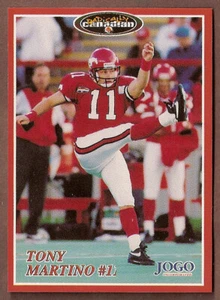 Tony Martino 1996 Jogo CFL card #31 Calgary Stampeders Kent State Golden Flashes - Picture 1 of 2