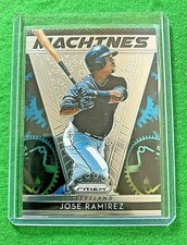 JOSE RAMIREZ PRIZM BASEBALL CARD INDIANS 2019 PANINI PRIZM BASEBALL MACHINES 