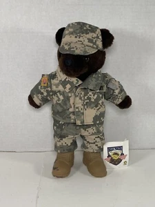 "De colección 1989 Bear Forces of America 11"" Ejército Peluche Oso Marrón Ejército Camuflaje" - Imagen 1 de 15