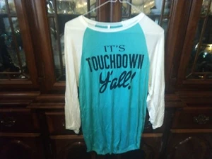 Womens Football Jersey Shirt "It's Touchdown Y'all!" Sz S-M-L Show Ur NFL Pride - Picture 1 of 8