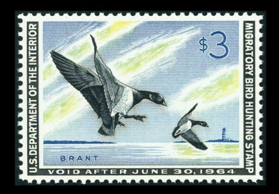 US #RW30; $3 DUCK HUNTING STAMP, XF-OG-MNH, PSE GRADED (90), SMQ $150 - Image 1 of 3