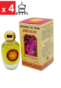 Menge 4 x Salböl Rose von Sharon 10ml - 0,34oz aus Holyland (4 Flaschen) - Bild 1 von 1