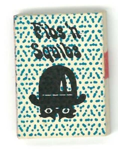 FIBS 'n SQUIBS Rare BLUE Triangle Cover VARIANT Mini Book 1965 VENDING Gumball - Bild 1 von 8