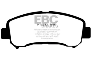 Pastiglie freno anteriori EBC Ultimax per Nissan Juke 1.6 Turbo Nismo RS 218CV 2014 in poi - Foto 1 di 1