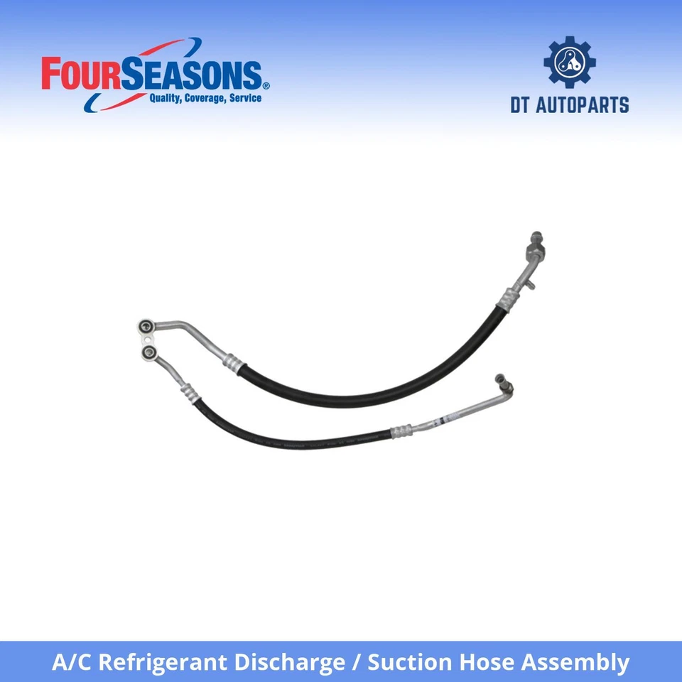 Conjunto de manguera de línea de succión de descarga para Chevrolet K3500 1988-89 4 estaciones Foto 1 de 4