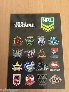 2015 NRL Traders Base Card (162) Header Card 2) - Picture 1 of 1
