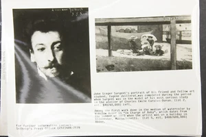 Sotheby's Sargent Winslow Homer 1987 Auction Release with 8x10" Promo Photos - Picture 1 of 2