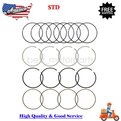New STD Piston Rings For 2007-2013 Toyota Camry RAV4 Scion tC Lexus 2.4 2AZFE Foto 1 de 4