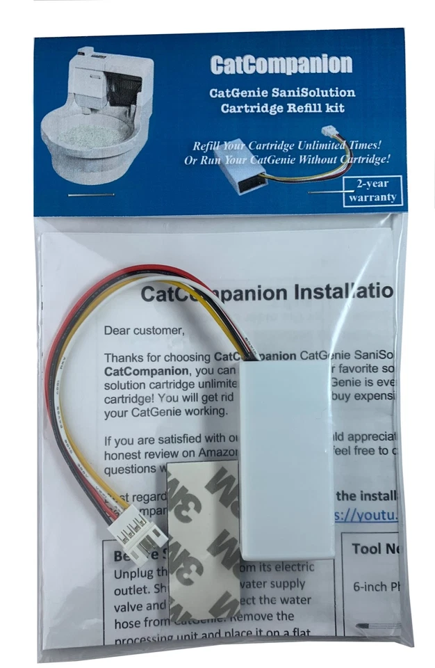 CatGenie 120 SaniSolution Cartridge Refill Kit - CatCompanion - Image 1 of 4