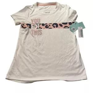 DSG Performance 'You Got This' Leopard Print Athletic T-Shirt XL - Picture 1 of 6