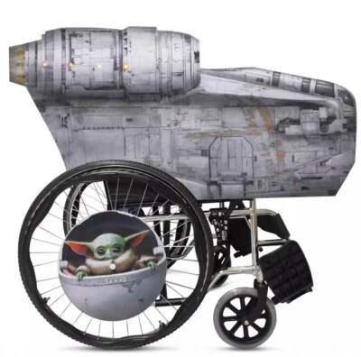 Star Wars The Mandalorian Juego Envolvente de Cubierta para Silla de Ruedas Disney Disfraz de Halloween Nuevo en Caja Foto 1 de 3