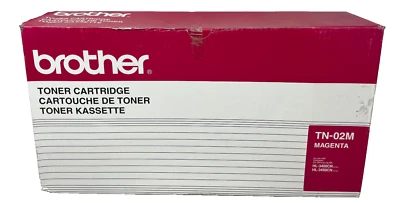 BROTHER TN-02YM TONER ORIGINALE MAGENTA PER BROTHER HL-3400CN/HL-3450CN [A BOX] - Immagine 1 di 4