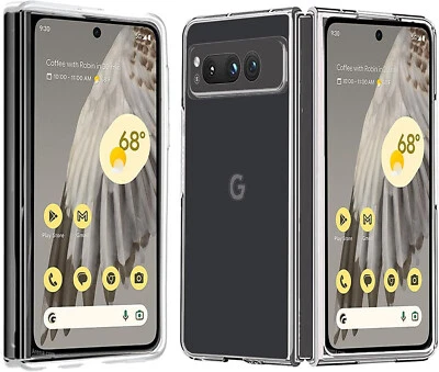 BNBUKLTD For Google Pixel Fold Case Clear Slim Shockproof Hard Phone Cover