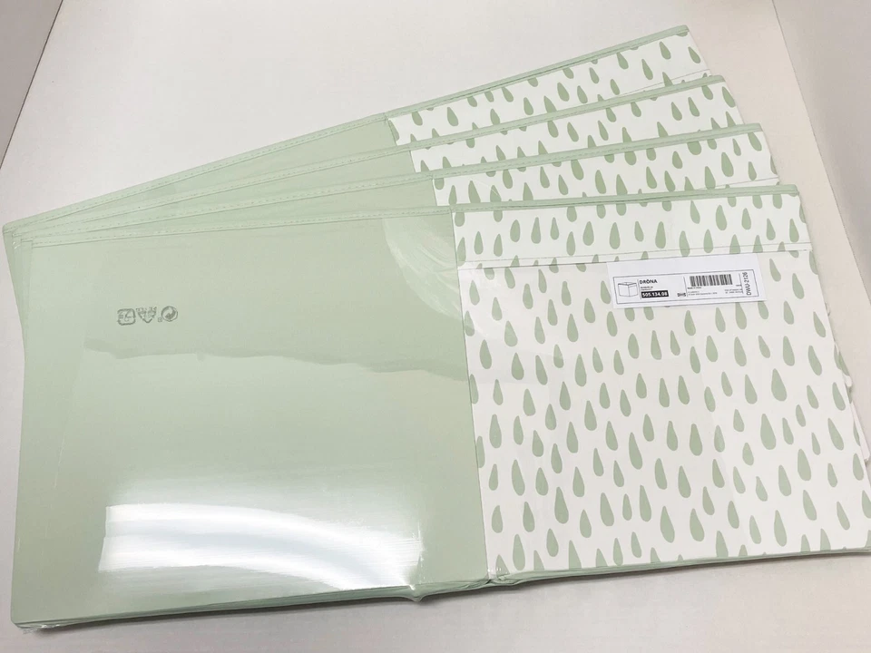 Ikea DRONA Storage box fits kallax expedit, green/white 13x15x13 (4 Pack) - NEW - Image 1 of 1